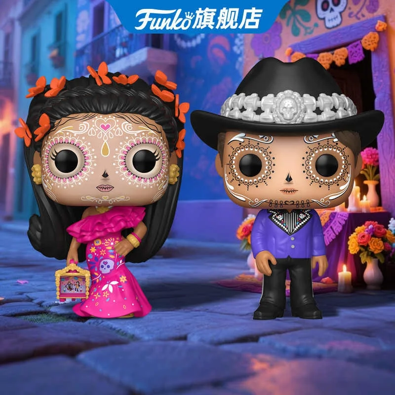 Barbie ken dia de muertos figura de ação funko pop dia dos mortos decoração figuras boneca modelo limitado brinquedos colecionáveis presentes