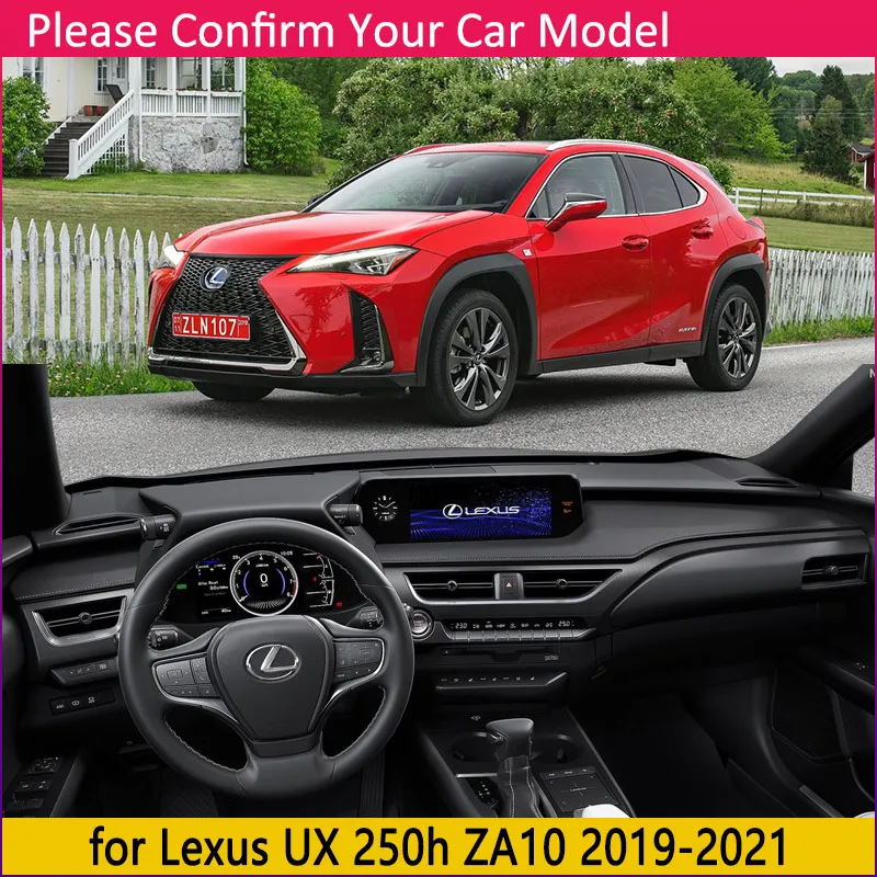 Dashboard Cover Dash Board Mat Carpet for Lexus UX 200 250h 300e ZA10 2019 2020 2021 Pad Sunshade Non-slip Cushion Accessories