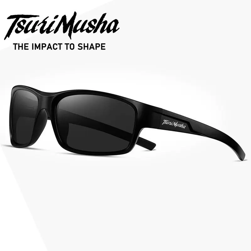

TsuriMusha Polarizing Fishing Glasses Outdoor Fishing Sunscreen Men's Sunglasses Casual Sports Anti-uv Goggles