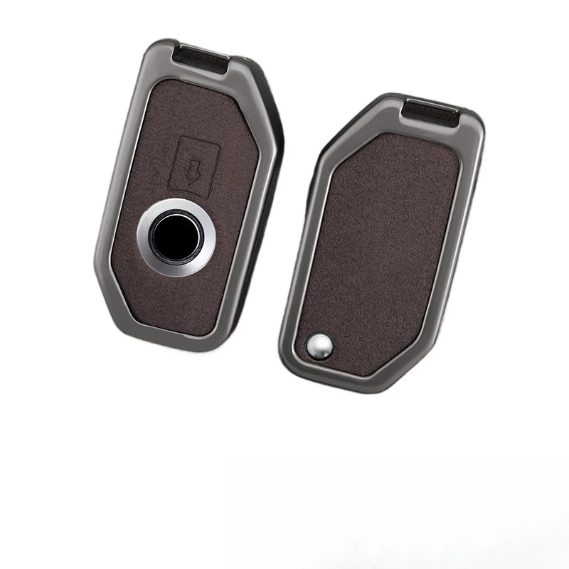 

Zinc Alloy Key Fob Cover for BMW Motorcycle R1250GS ADV/F850GS/C400GT/F750GS, Heavy Duty Metal KeyCase Shell with Keychain