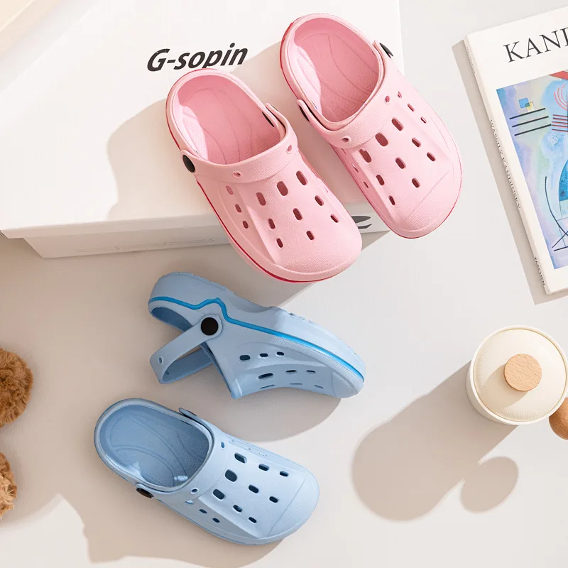 SmilePoP Sommer Frauen Sandalen Neue Weiche Strand Frauen Hausschuhe Im Freien Rutschfeste Wasserdichte Loch Hausschuhe Weibliche Vaction Pool Rutschen – Detail 4