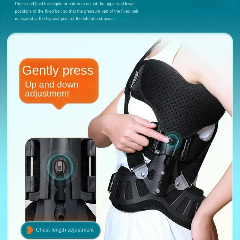 Three-point Mechanical Scoliosis Corrector, Lumbar Spine Lateral Process Brace, High and Low Shoulder Correction Protective Gear