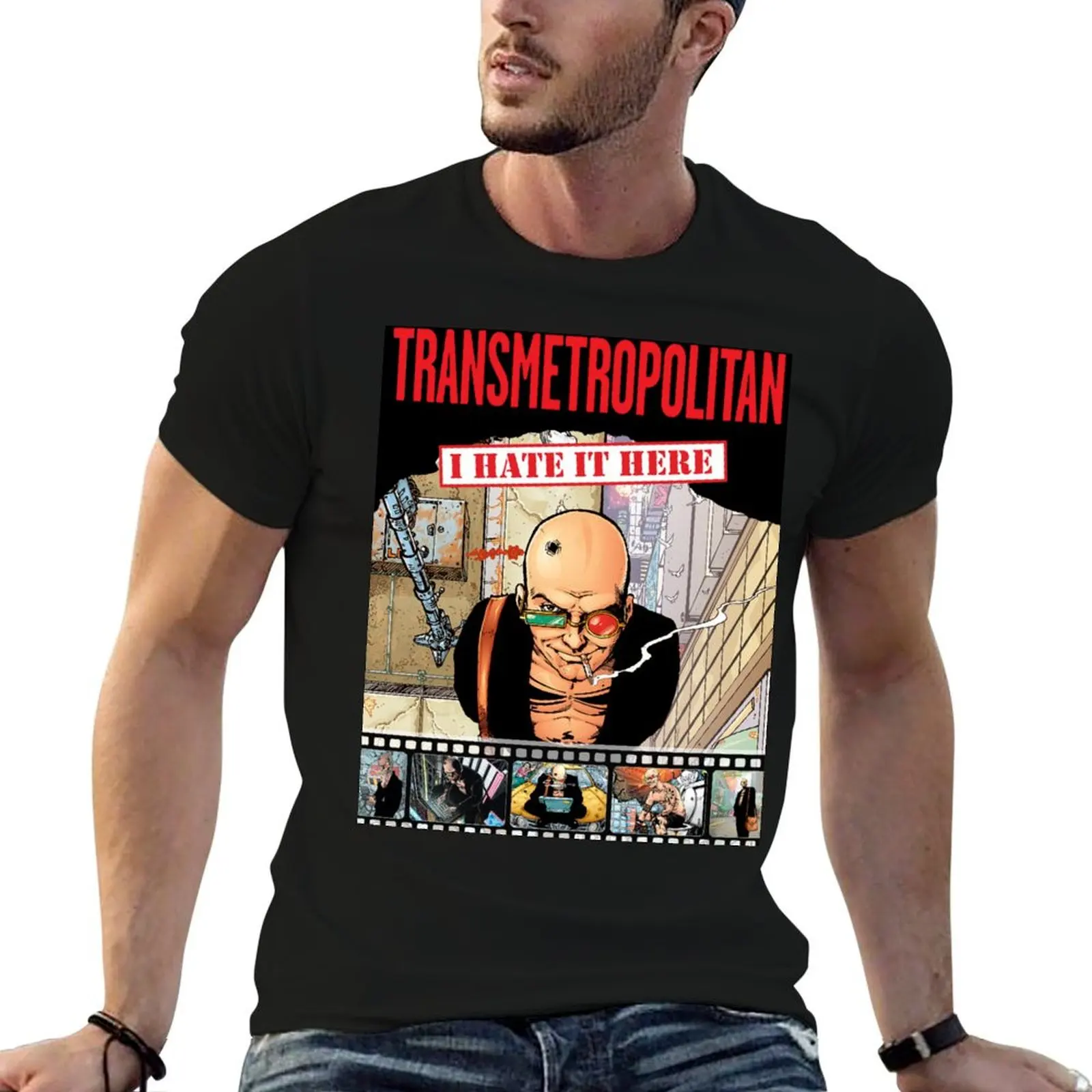 

Transmetropolitan T-Shirt printed t shirts for man t shirts for man graphic tees T-Shirt