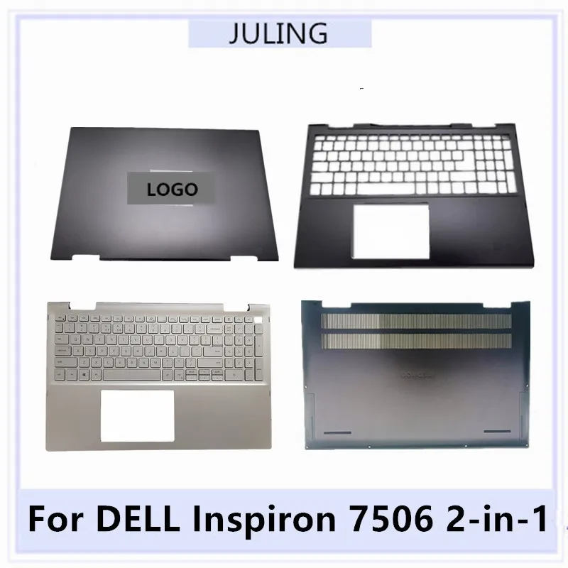 

For DELL Inspiron 7506 2-in-1 06MTCV 0892C4 NMKVF Laptop LCD Top Case Back Cover/Palmrest with US Language Keyboard/Bottom Case