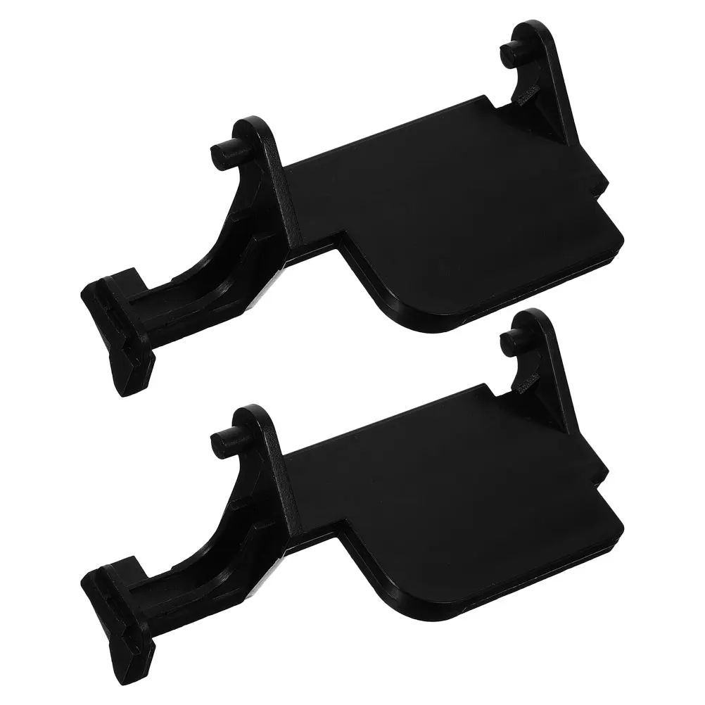 

2pcs Microwave Door Stay Switches Black Plastic Latch Microwave Stay Button Fastener Compatible Replacement Parts