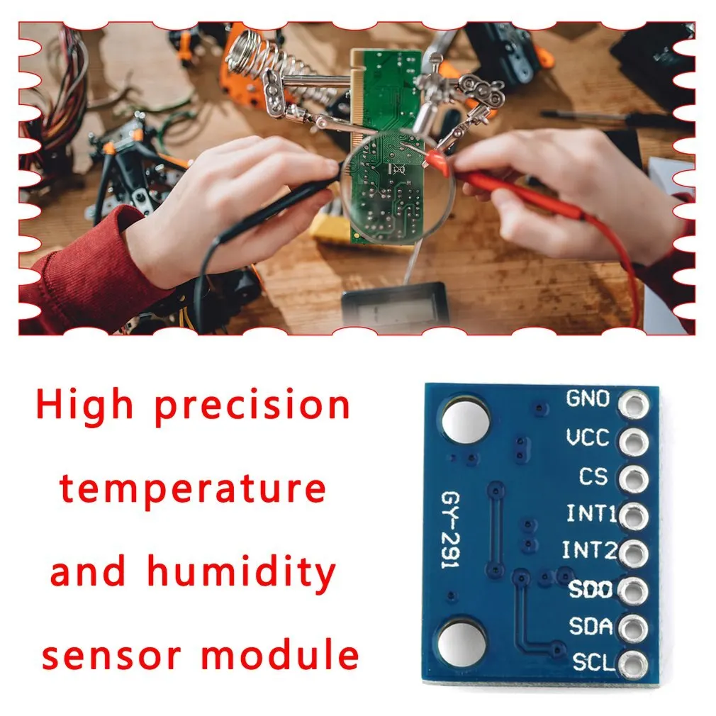 Sensor de gravedad Digital ADXL345, sensores de inclinación de aceleración de 3 ejes para Arduino, módulo de sensores x IIC SPI reemplazar ADXL335