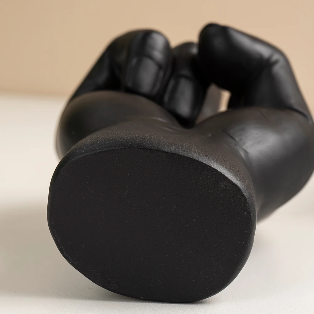 Craft Cute Middle Finger Sculpture Ins-Style Resin Ornament for Desktop Living Room Entryway Small Home Decoration Figurine