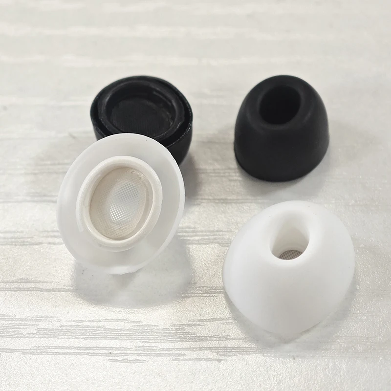 Silicone líquido Ear Plug Buds para Airpods Pro, Ear Tips, fone de ouvido insonorizado, Tampões para IP Air Pods Pro 1/2 Geração, 2 Pares