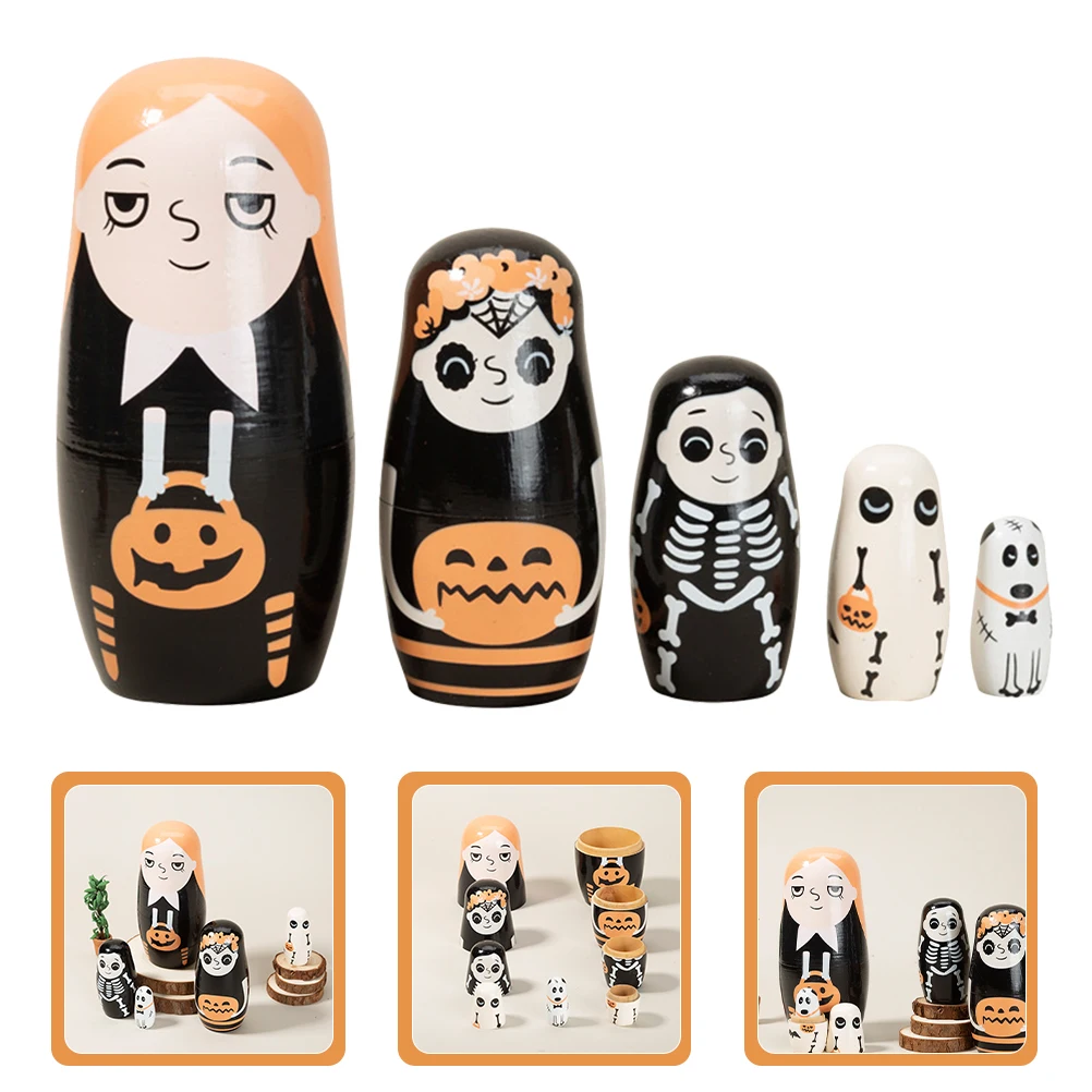 

russian nesting wooden Russian decorative nesting household wood craft stackable