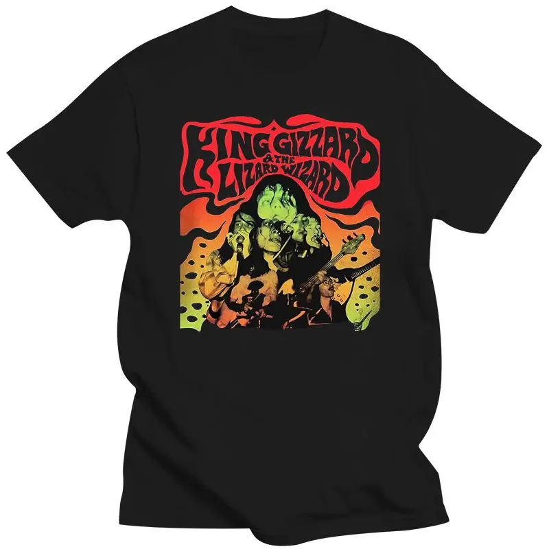 New King Gizzard And The Wizard Lizard T Shirt Psychedelic Rock Australian Music 1 Graphic Tee Shirt