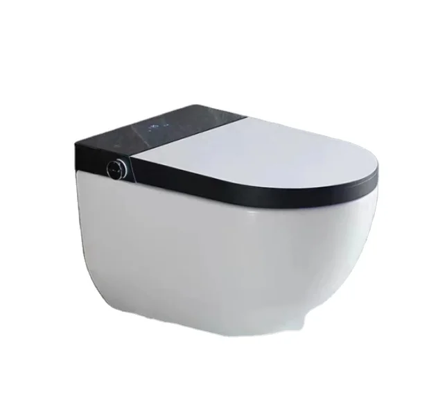 

New Design Water Temperature Adjustment Buttocks Washing Modern High End Wall Hung Smart Toilet