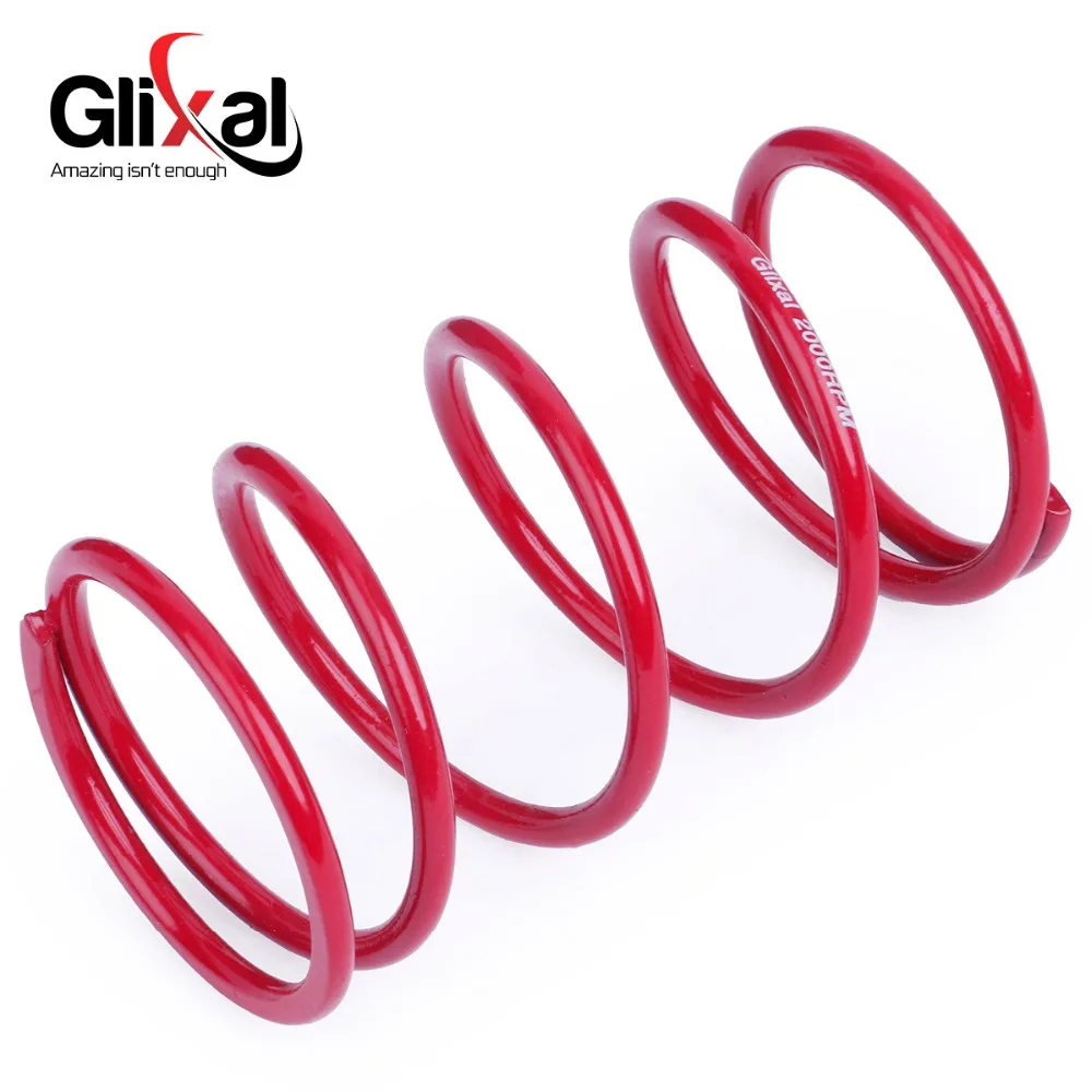 Glixal High Performance Racing Torque Spring Clutch Springs GY6 50cc-100cc 139QMB 139QMA Scooter ATV Engine (2000RPM,Red)