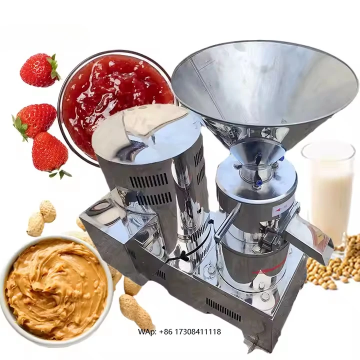 

Stainless steel small colloid grinding cocoa butter press peanut butter making machine peanut butter crusher