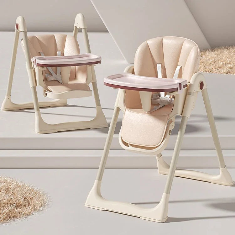 Opvouwbare Multifunctionele Hoge Stoel Baby Voeding Eten Kinderstoel Baby Hoge Stoel Eetstoel Voor Baby 'S Dineren Met Wielen