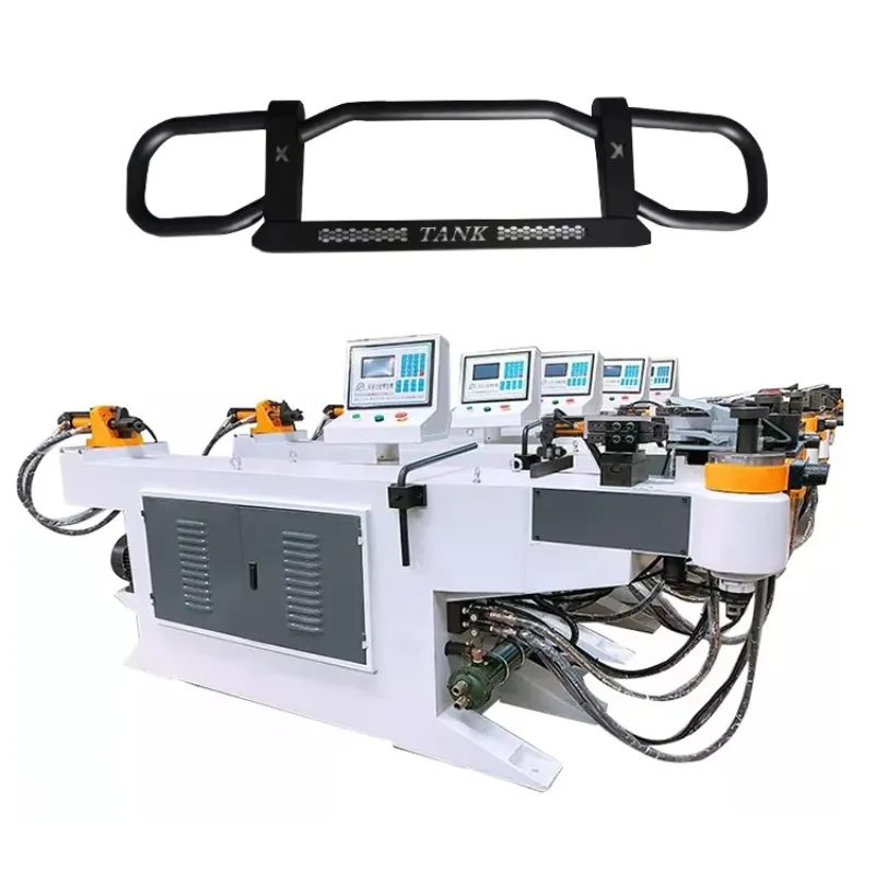 OD 63mm T 3mm Semi-automatic NC Semi-automatic Pipe And Tube Bending Machine Car Bumper Pipe Bender