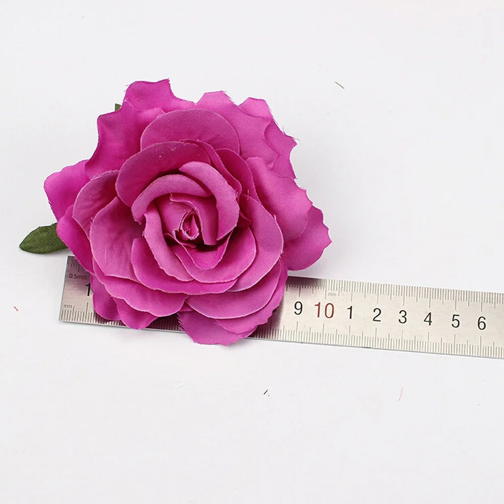 Sweet Cloth Rose Flower Hairpins And Brooch Woman Girls Beach Accessories Hair Clips Pins Barrettes Hairclip Headdress Headwear