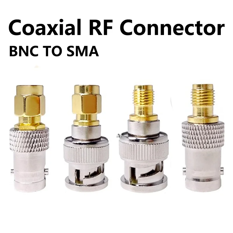 5/20/100PCS SMA to BNC M/F Radio Antenna Connector Adapter RF Coax Converter Kit M/F Radio Antenna Adapters Coaxial