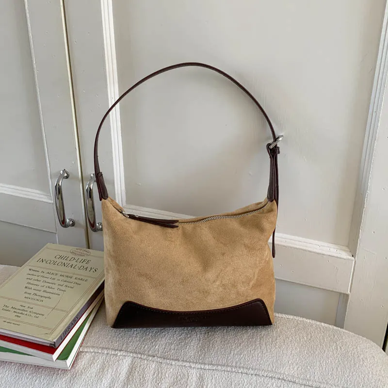 

Осенняя матовая сумка через плечо 202, повседневная женская сумка-тоут, винтажная сумка через плечо, минималистичная сумка «день-ночь», универсальная