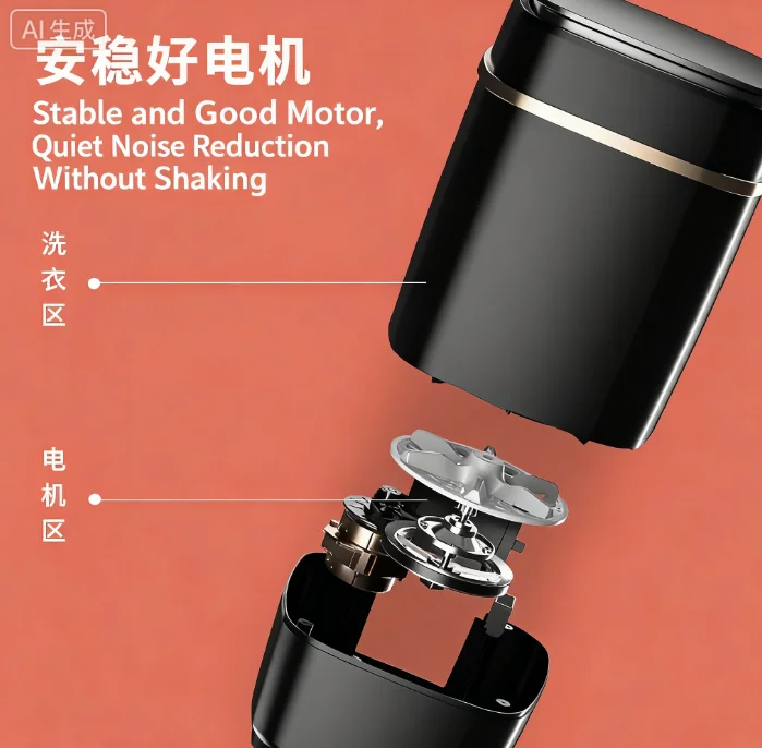 Washing machine for infants and children, large capacity, semi-automatic pulsator