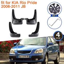 MudFlap for KIA Rio Pride Sedan 2006 2007 2008 2009-2011 JB Splash Guards Flap Mudguards Fender Front Rear Wheel Car Accessories