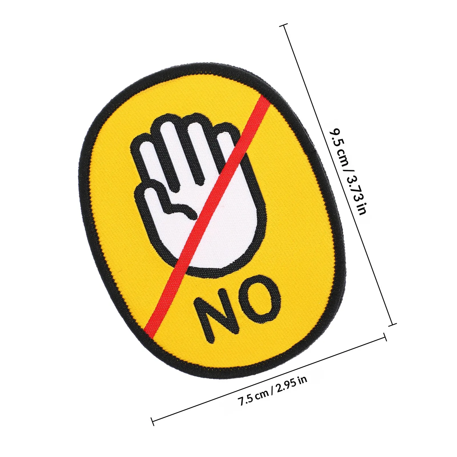 Pet Leash Sticker Do Not Pet Dog Animal Identification Label Removable No Residue Socialization Helper for Walks