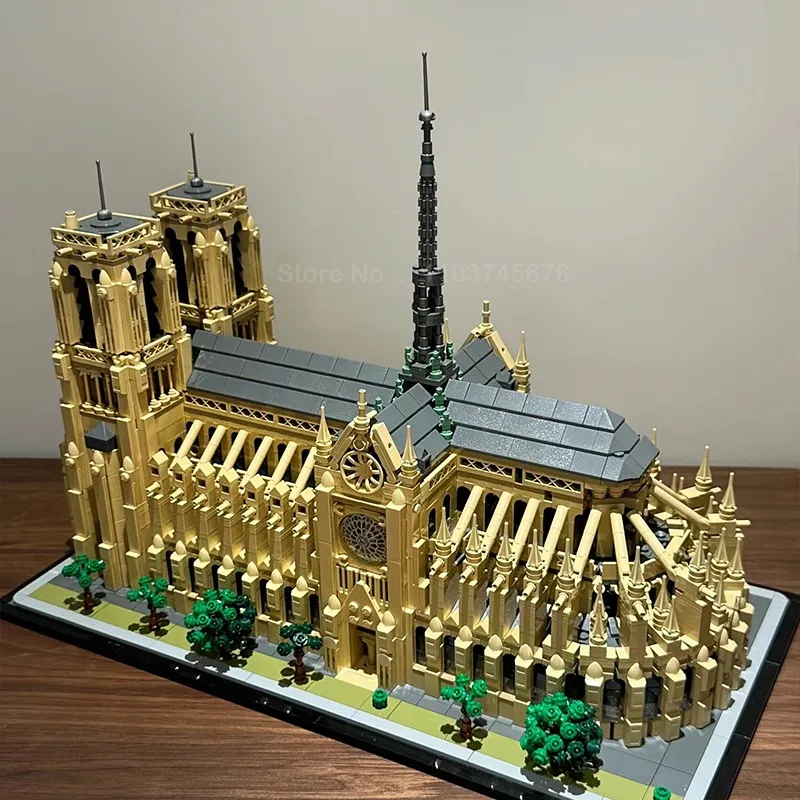 

Notre-dame De Paris Architectural Model Kit 21061 Collectible Building Blocks Set For Adults Gift Idea For Lovers Of History