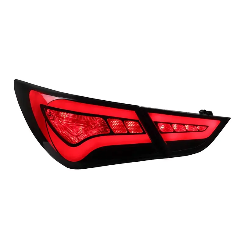 Car Styling Tail Lamp for  Hyundai Sonata 8 2011-2015 Modified Tail Lamp With Streamer Turn Signal Rear Light Automobile Assembl