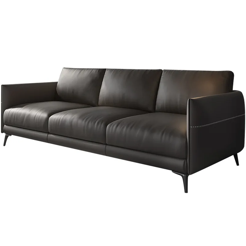 

Leather, office, sofa, Nordic, light luxury, simple, modern, coffee table, combination, leisure