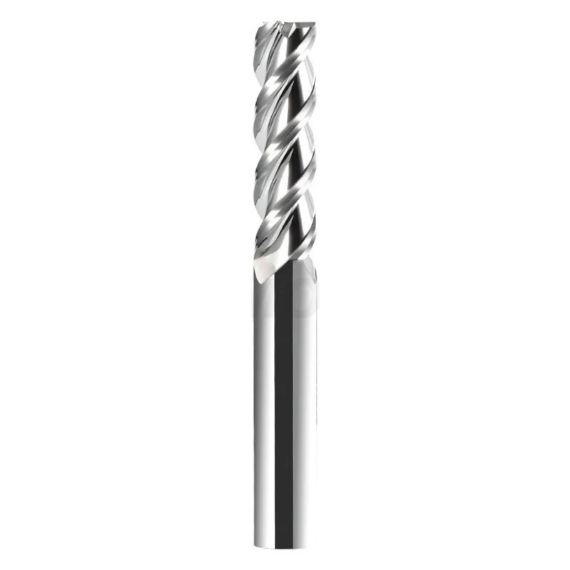 ROMTIC-Carbide Flat Bottom Endmills HRC55 3-Flute Alumínio CNC Usinagem Mecânica Ferramenta de Fresagem