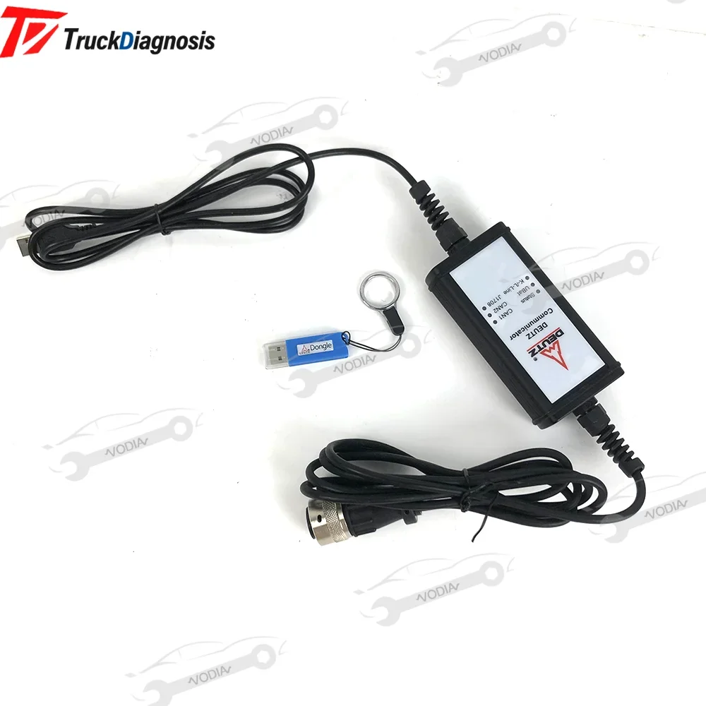 

For Deutz 4.0 EMR4 6 engine communicator SerDia4.0 V16.0.0 Deutz decom with USB Dongle Heavy duty diagnostic tool