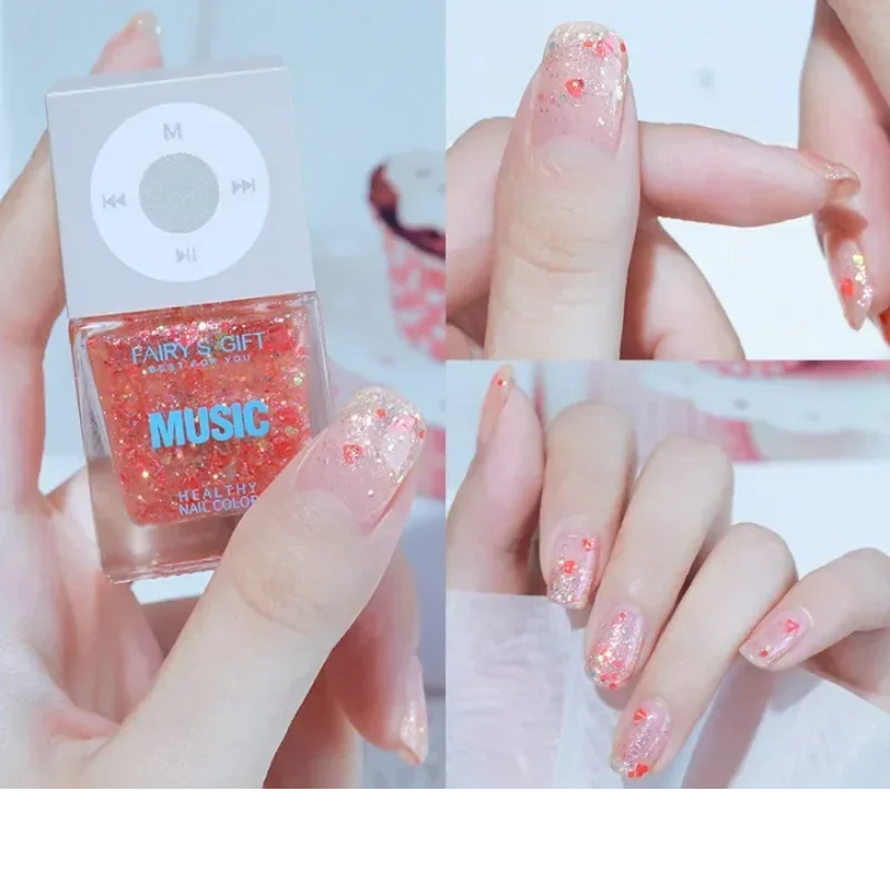 Esmalte para unhas 40 cores, secagem rápida de longa duração, não descasca as unhas, nude, glitter, esmalte em gel, ferramentas para arte em unhas