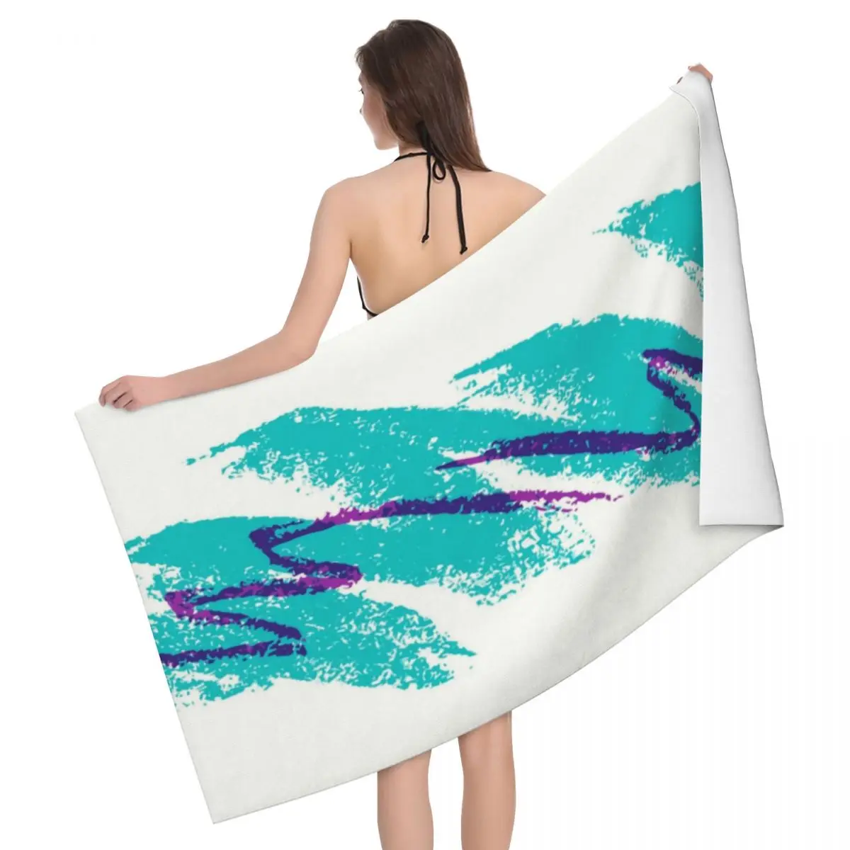 

Custom Jazz Solo Cup Retro Vaporwave Quick Drying Microfiber Bath Beach Towel Soft Linen Wave Sauna Bathroom Towels