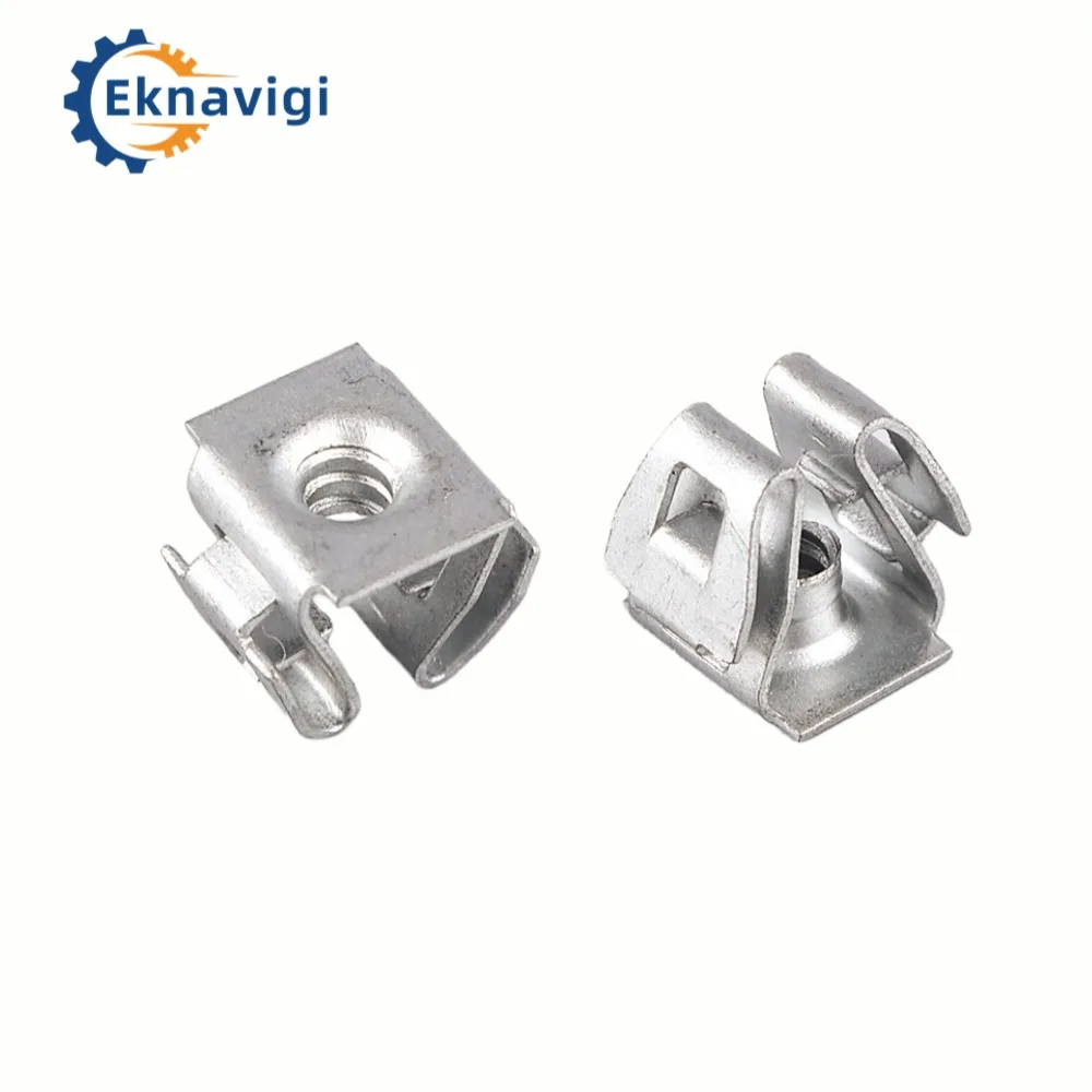 10PCS General License Plate Screws Fixed Base Clip Fender Guard Liner Fixed Bumper Clip