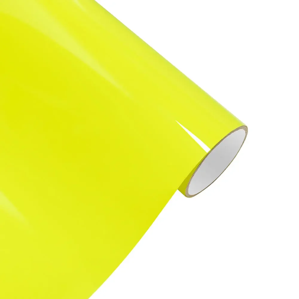 Pegatina de coche Sao Paulo, adhesivo amarillo para coche, envoltura de vinilo, película que cambia de Color, envoltura libre de burbujas, calcomanía, accesorios para Interior y Exterior