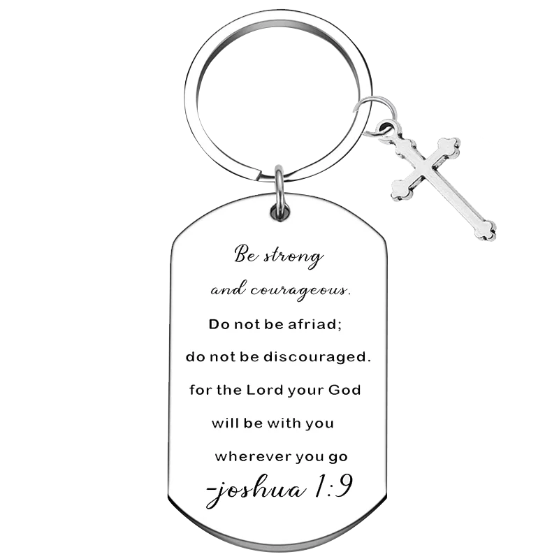 New Christian Gifts Keychain Pendant Friends Religious Gifts Key Chain Female Bff Bible Verse