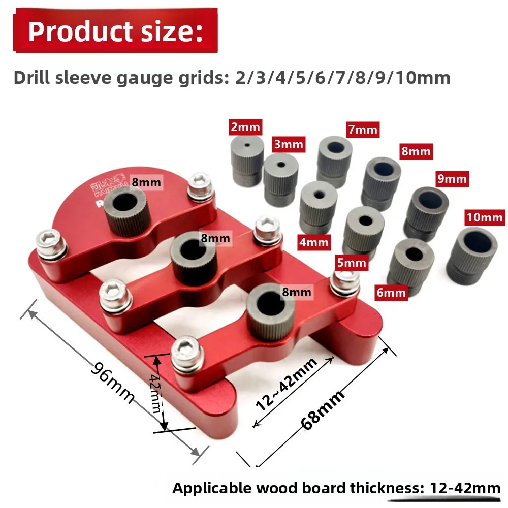 النجارة الذاتي توسيط سجل لسان ثلاثة في واحد ثقب فتاحة 90 درجة ثقب مستقيم الموضع لتقوم بها بنفسك مجلس الأثاث لغز