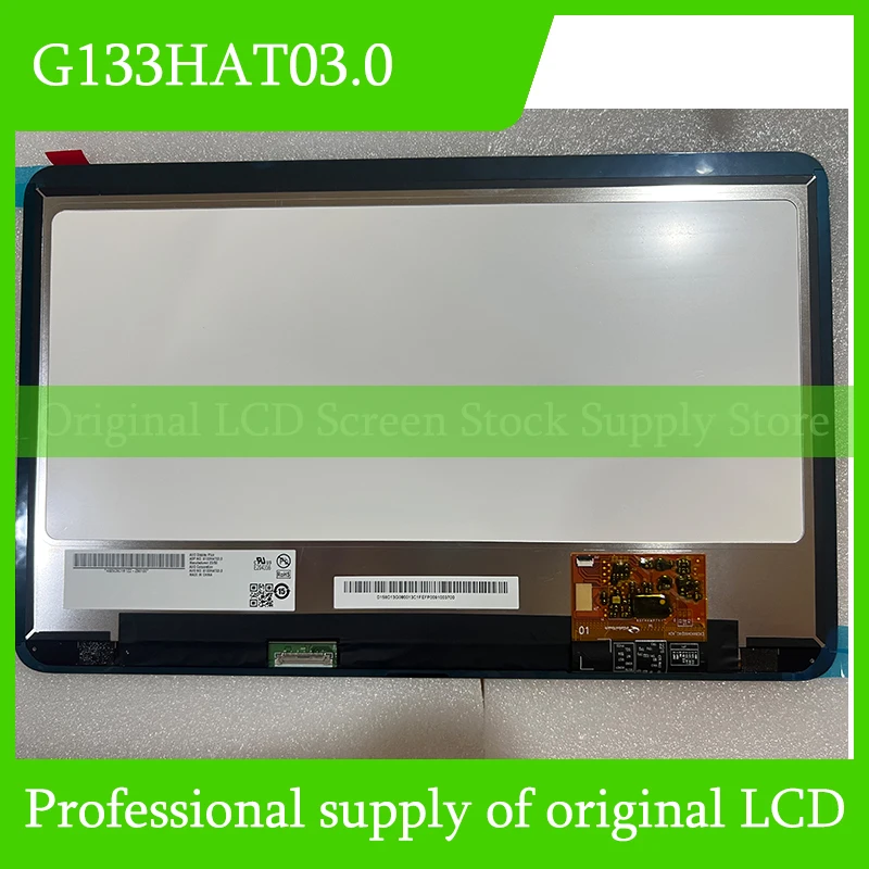 Original G133HAT03.0 13.3 Inch LCD Display Screen Panel For AUO