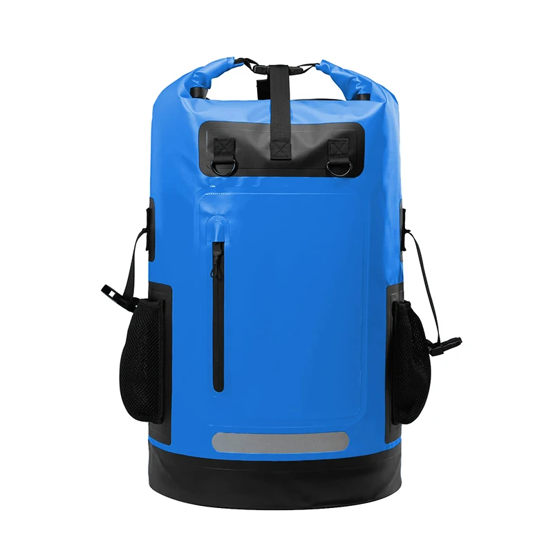 

Manufacturer wholesale 55L PVC waterproof fishing backpack outdoor boating camping cycling waterproof dry bag