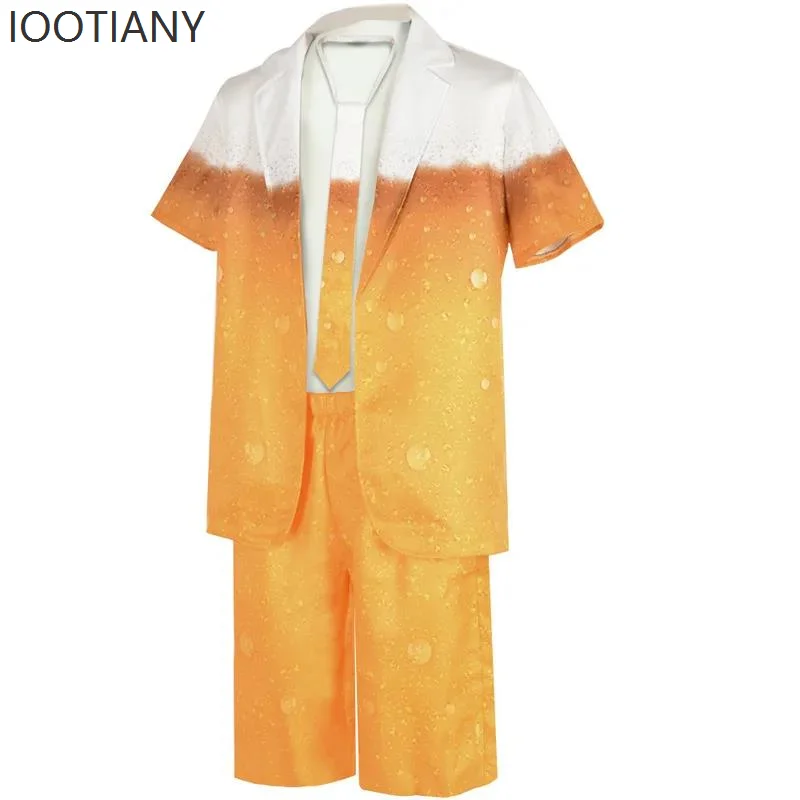 

2025 New Anime Oktoberfest Suit Costume Adult Bavarian Beer Cosplay Dress Fancy Yellow Carnival Party Fantasia Halloween Role