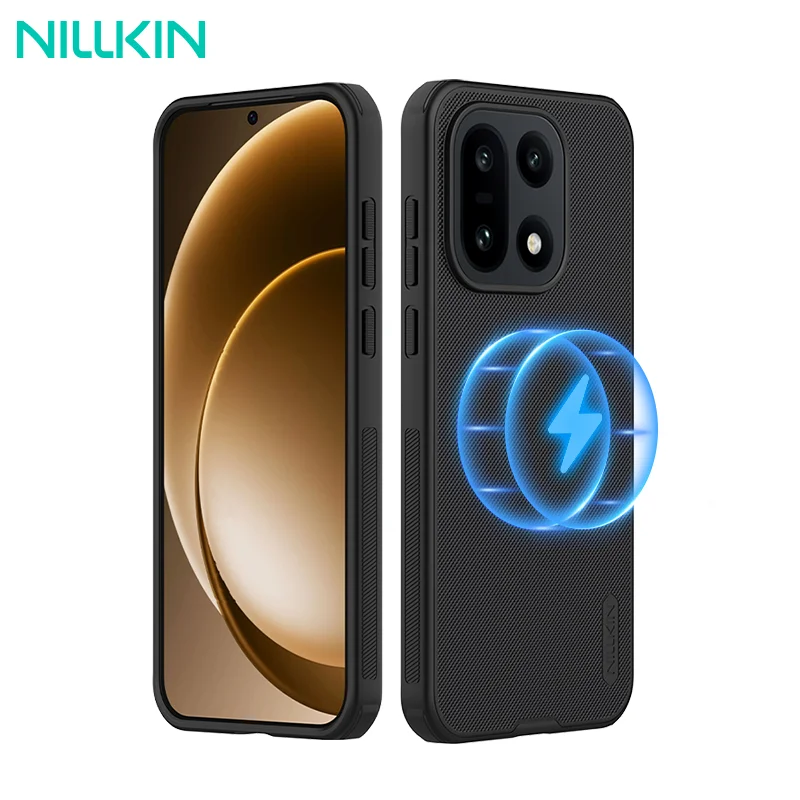 NILLKIN For OnePlus 15 Magsafe Case Super Frosted Shield Pro Magnetic Wireless Charging PC Hard Back Cover for One Plus 15 Cases