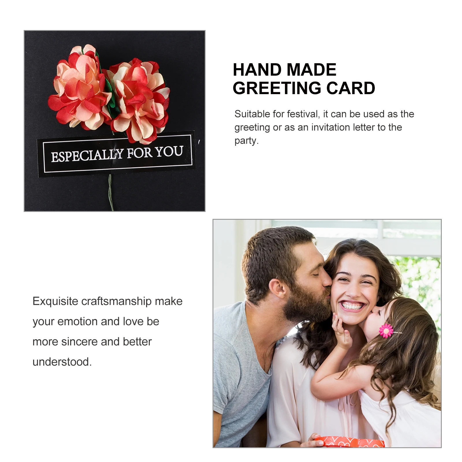 

10 Pcs Greeting Card Cute Cards Assortment Wedding Paper Embrace Holiday Greetings Baby Boy Festival