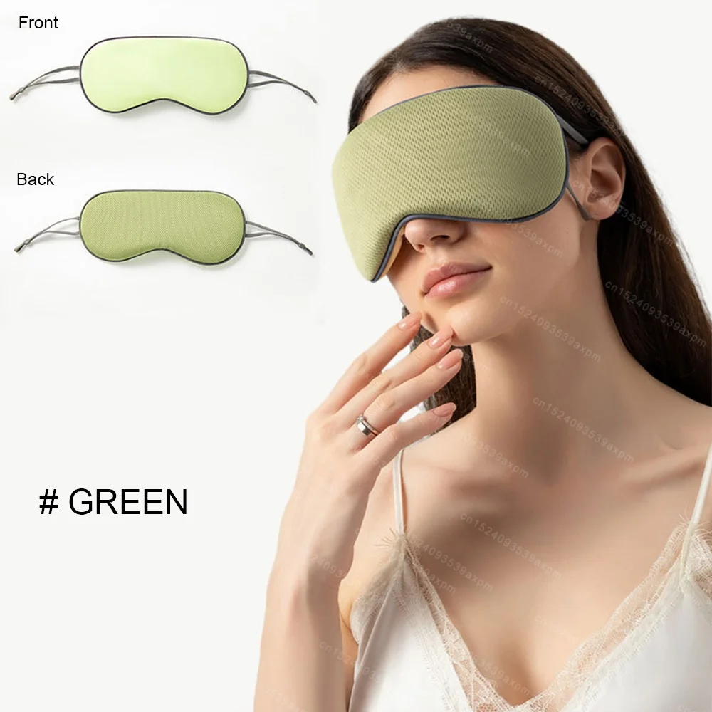 

Удобная шелковая маска для сна, двухсторонняя повязка на глаз, блокирующая свет, крутая маска для глаз, мягкая дорожная маска для сна, Slaapmask