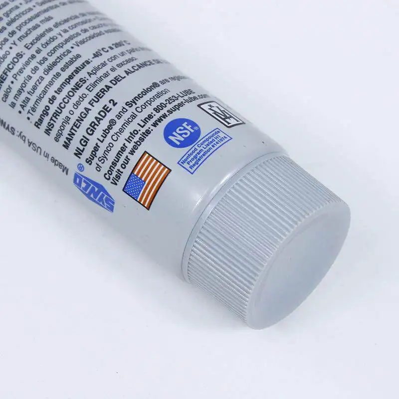 Super Lube 92003 91003 Silicone Lubricating Grease Waterproof PTFE Grease Best for 3D Printer 3Oz Tube Translucent
