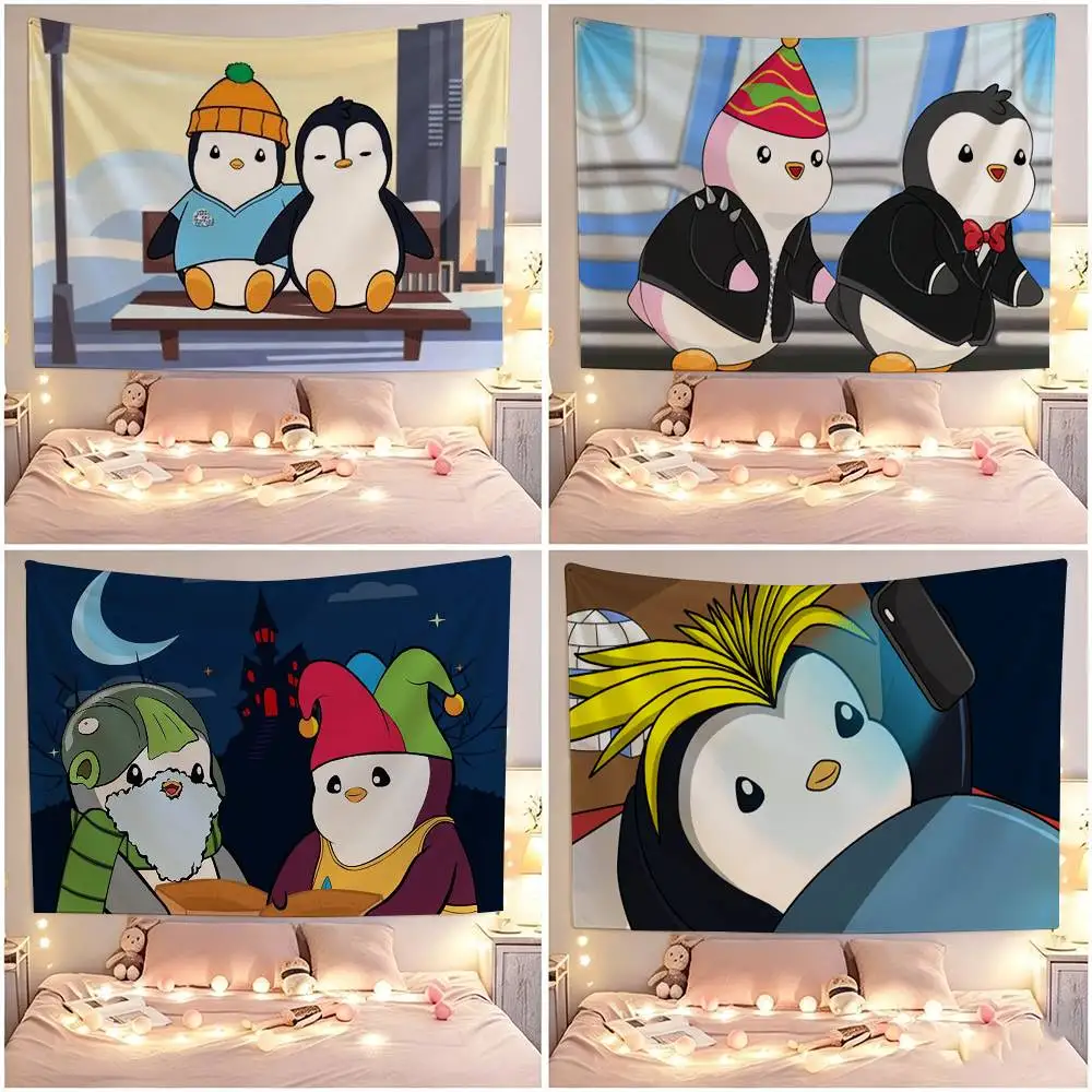 Pudgy Penguins cute  Flags Suitable For Party Club Outdoor Interior Wall Decoration Banner Fans Gift