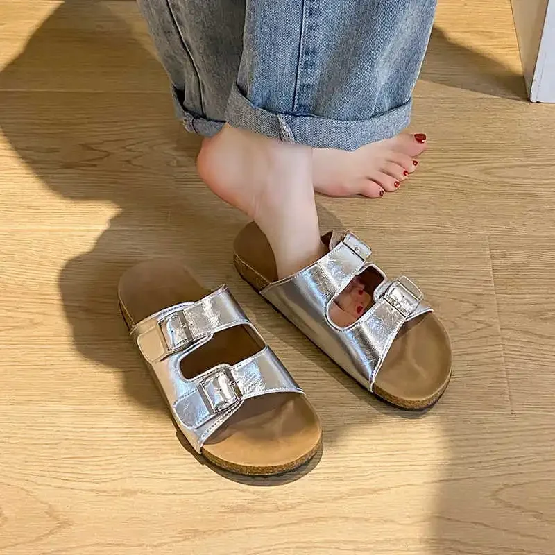 Nonslip Half Women's Orange Shoes Beach Flip Flop Woman Sandals Summer Sneakers Sport 2025summer Functional Hospitality