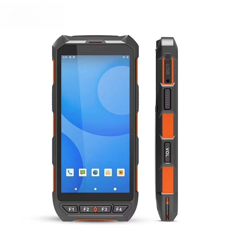 

Мобильный компьютер Android 13, прочный смартфон с диагональю 5,5 дюйма, считывателем NFC и сканером QR-кода, поддержкой камеры, 4G, Wi-Fi, GPS-слежения