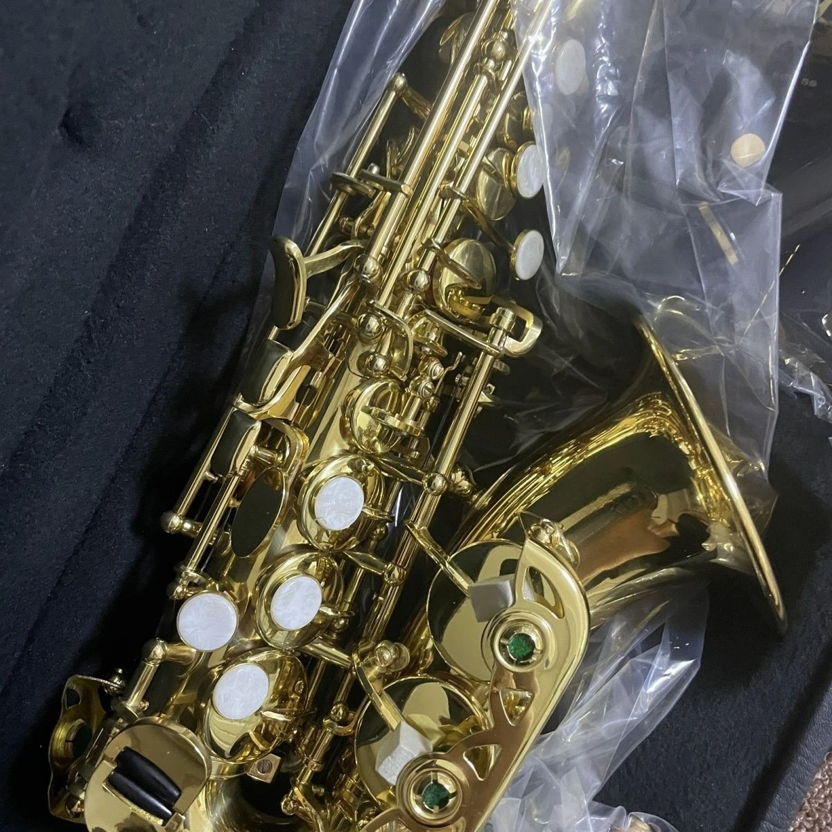 

Новый саксофон-сопрано 2026 года, модель 875, малый изогнутый саксофон в тональности С-бемоль