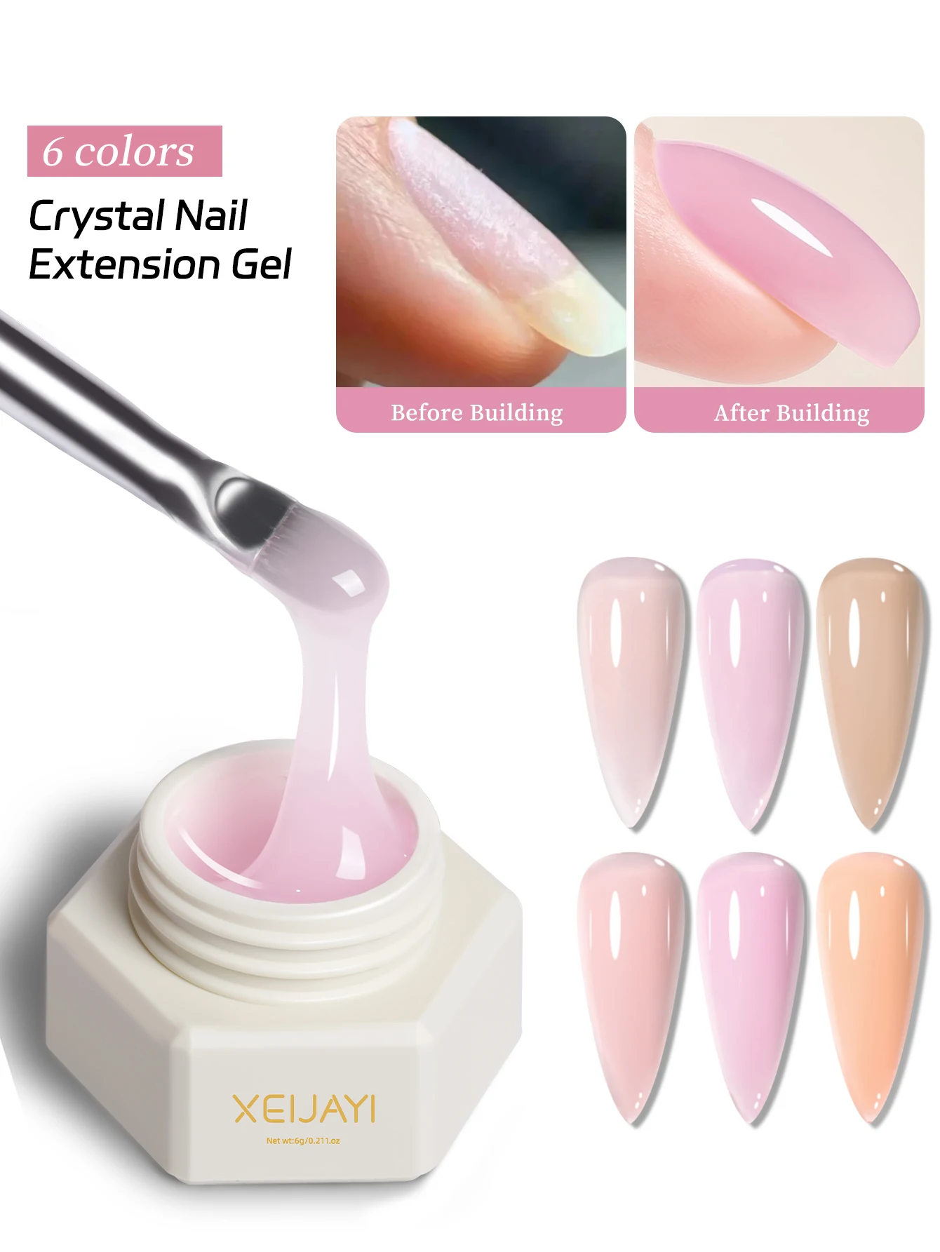 Xeijayi 6-Colors 6G…