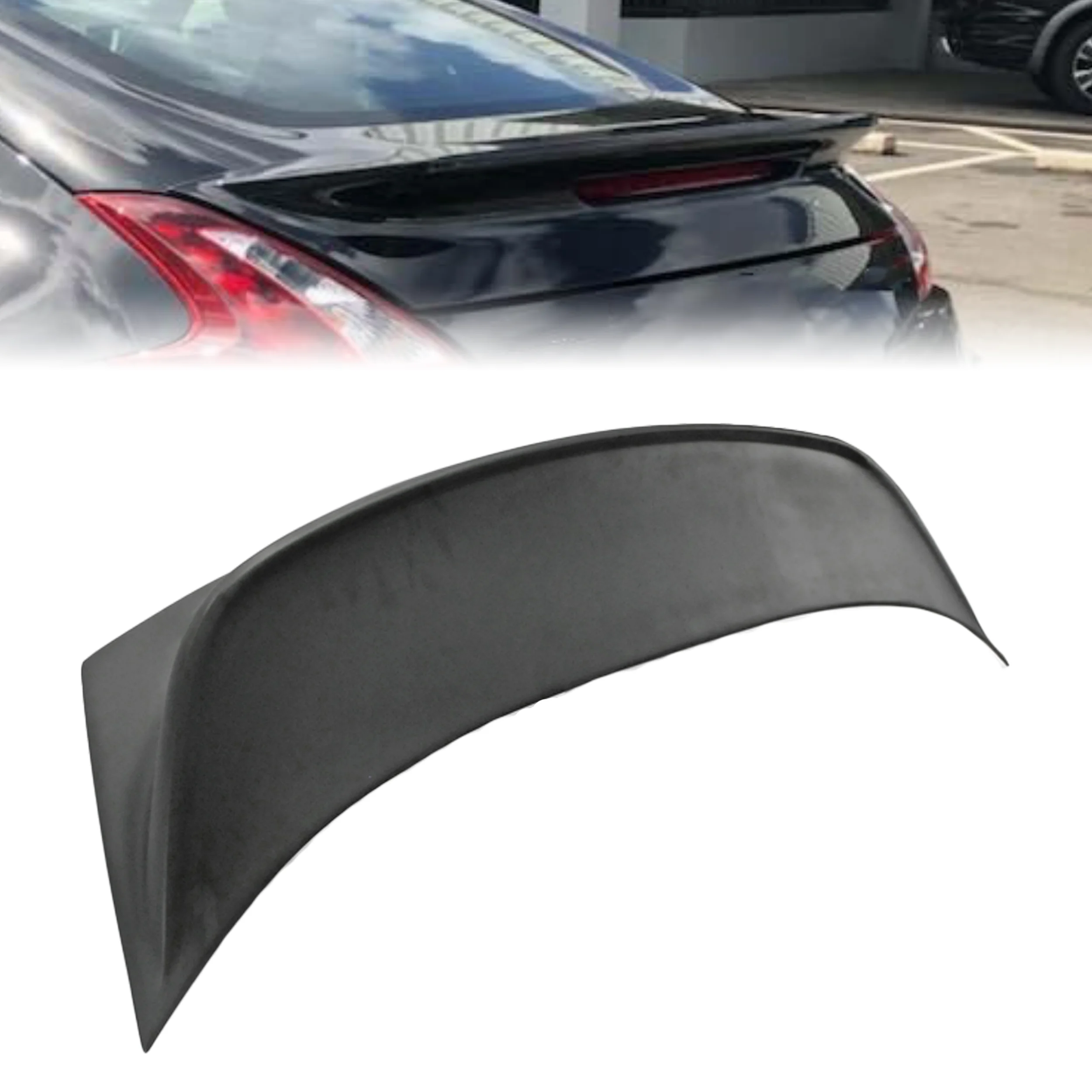 

09 Onwards for Nissan 370Z Z34 NIS Style FRP Rear Trunk Spoiler