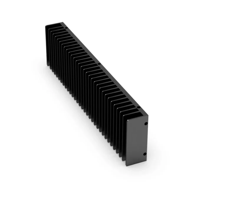 

1PCS 246 width black amplifier radiator